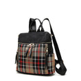 Load image into Gallery viewer, (brown)Nishi Plaid Backpack Women by Mia K - BagNook