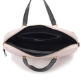 Load image into Gallery viewer, (blush)Rose Vegan Leather Laptop Briefcase by Mia K - BagNook