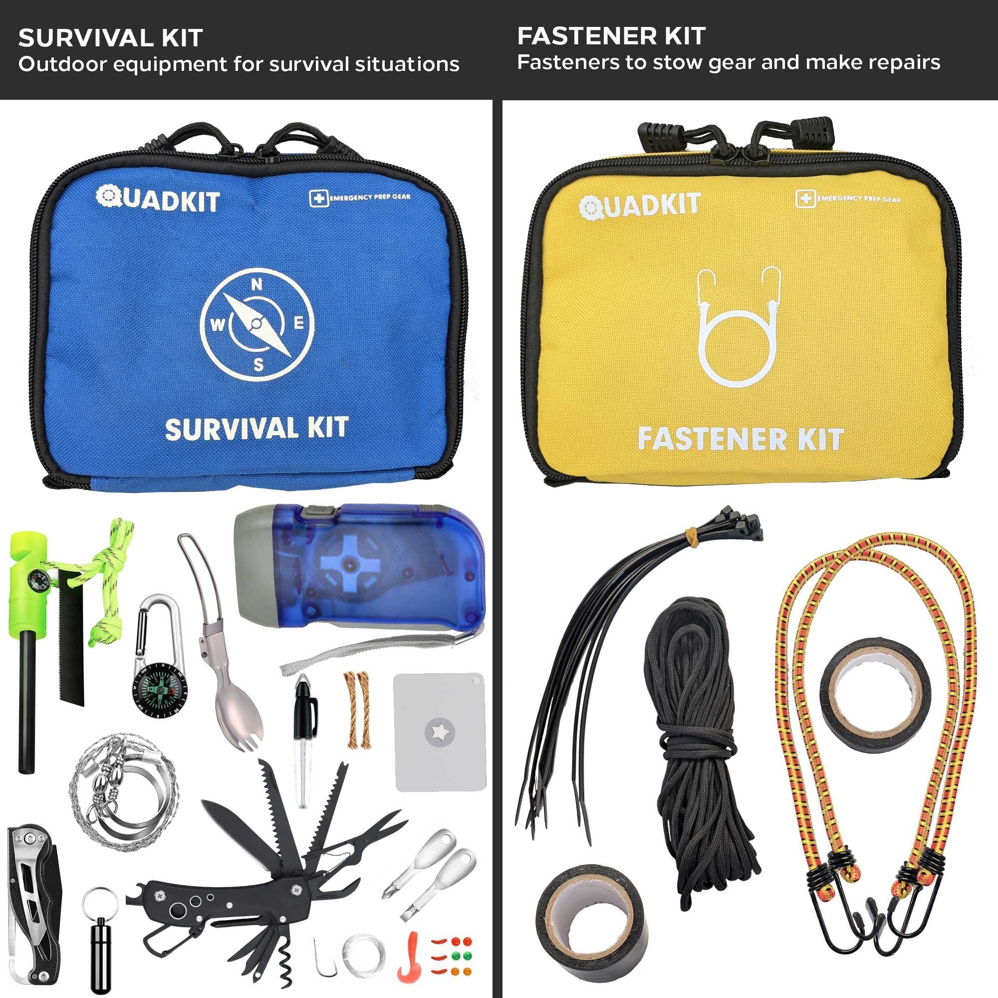 QUADKIT ATV Emergency Kit (106 Essential Items) for ATV, OFF ROAD - BagNook