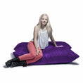 Load image into Gallery viewer, Jaxx 3.5 Ft Pillow Saxx Kids Bean Bag, Grape - BagNook