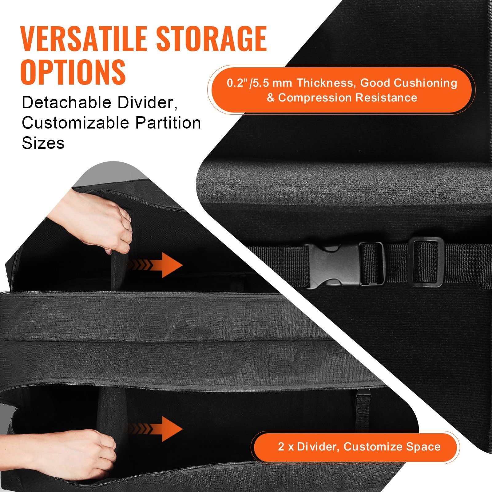 VEVOR Telescope Case 41" Multipurpose Shock-Absorbent Telescope Storage Bag - BagNook