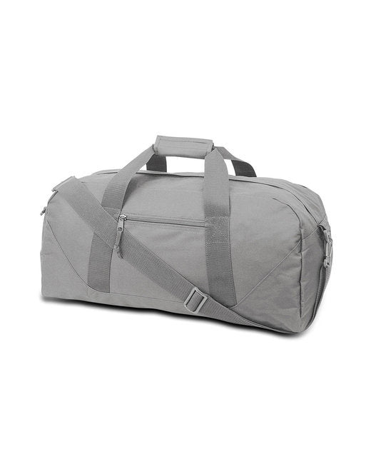 (grey)Game Day Large Duffel w/Adjustable Shoulder Strap - BagNook