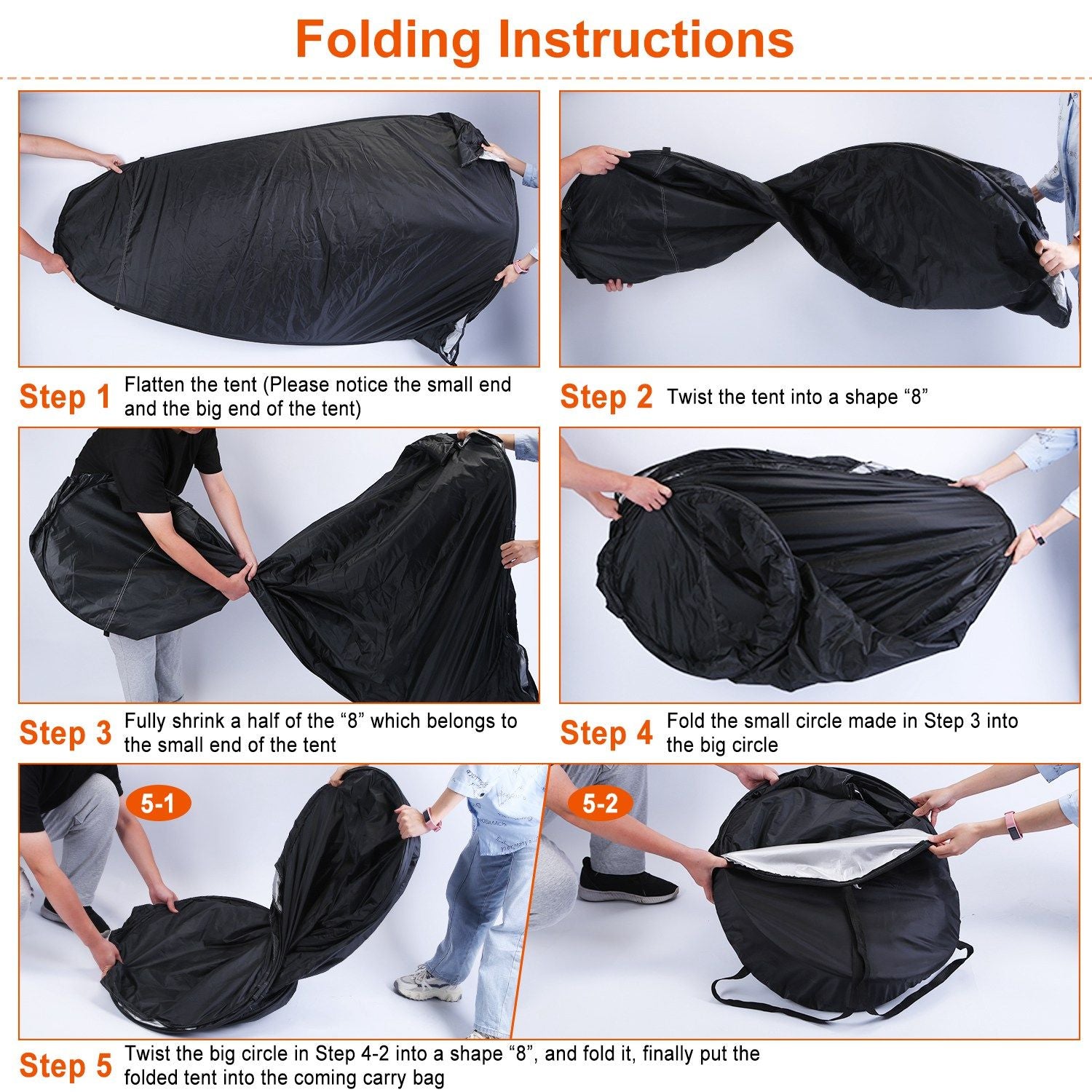 Popup Foldable Privacy Tent - BagNook