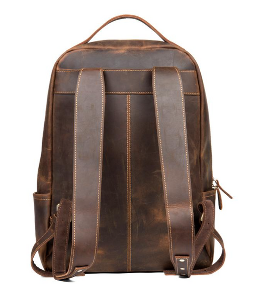 The Vernon Backpack | Genuine Vintage Leather Minimalist Backpack - BagNook