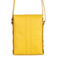 Load image into Gallery viewer, Jane Long Crossbody w/Top Flap & Tassel - Canary Yellow - BagNook