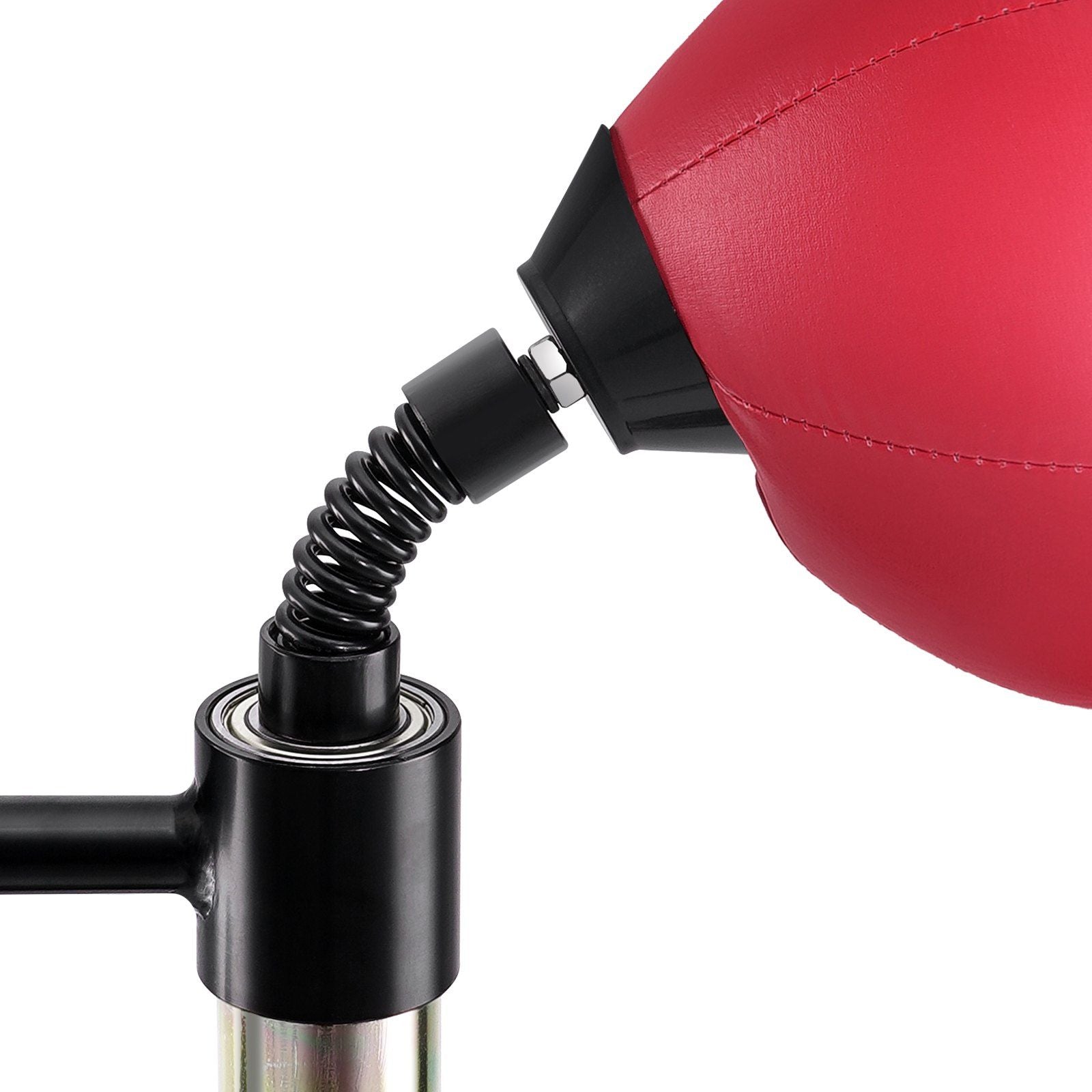 VEVOR Punching Bag with Stand - Height Adjustable, Red - BagNook