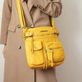 Load image into Gallery viewer, (yellow)Vintage Stiella Shoulder Handbag by Mia K - BagNook