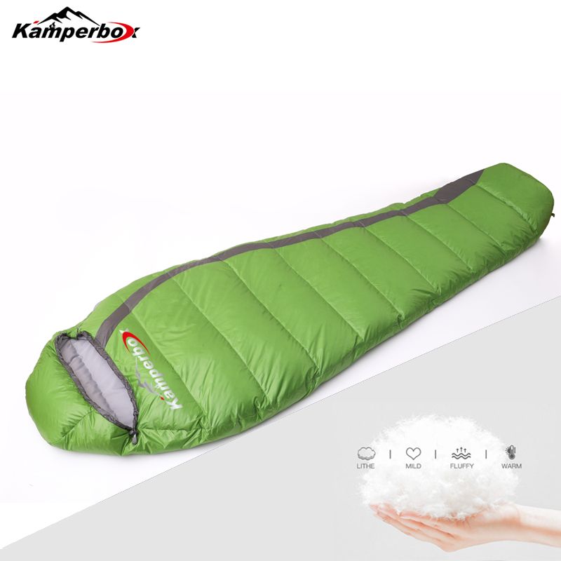 Kamperbox Down Sleeping Bag - Cozy 300 Green - BagNook
