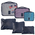 Load image into Gallery viewer, (navy spot)9pc Travel Luggage Organizer - BagNook