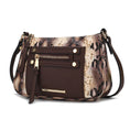 Load image into Gallery viewer, (coffee)Essie Snake embossed Crossbody by Mia K - BagNook