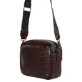 Load image into Gallery viewer, Katy Croc Print Camera Bag - Upcycled - BagNook