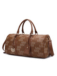 Load image into Gallery viewer, (tan)Jovani Duffel Weekender by Mia k - BagNook