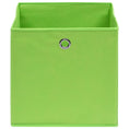 Load image into Gallery viewer, Storage Boxes 4pc 12.6"x12.6"x12.6" Fabric - Green - BagNook