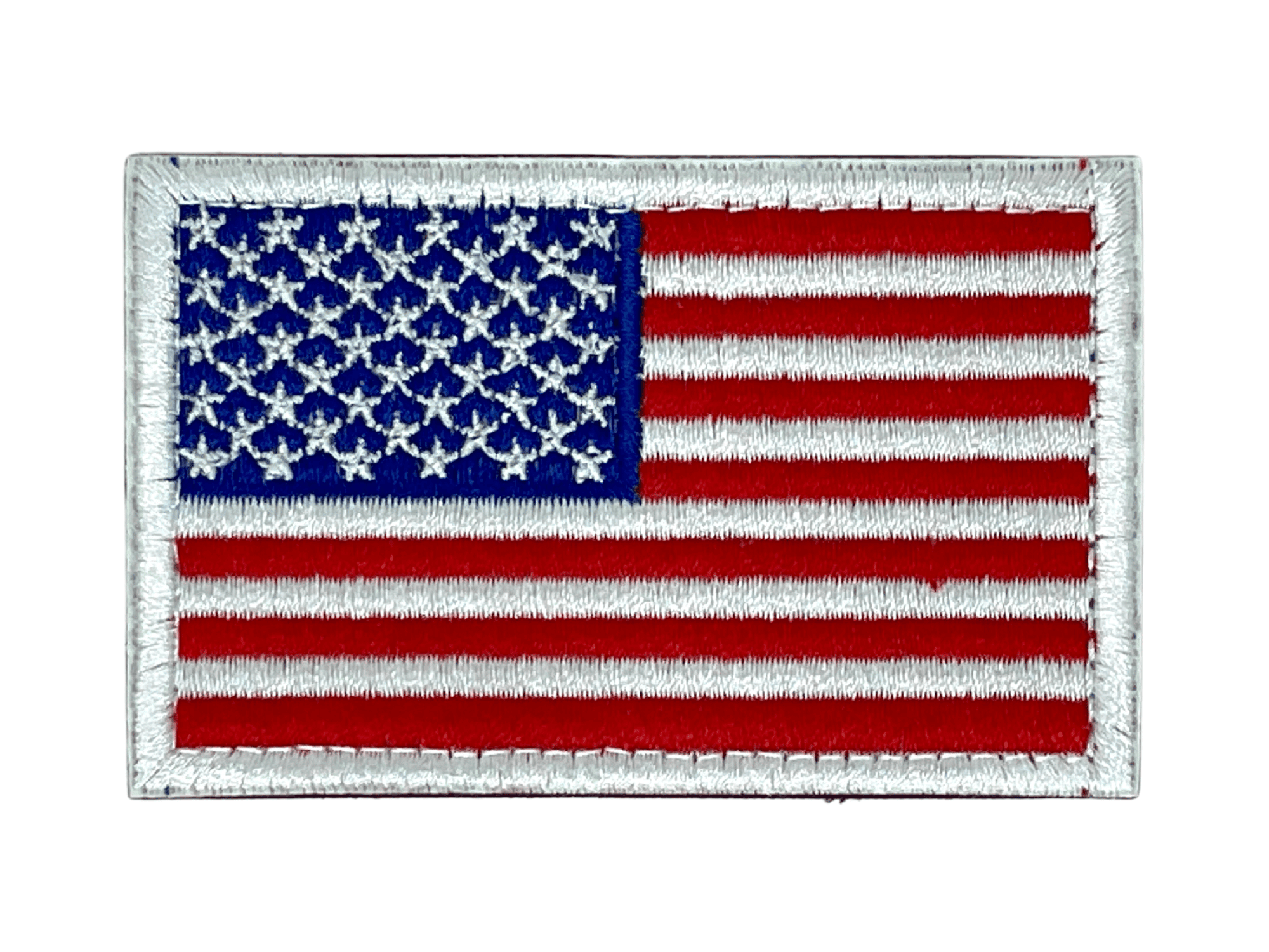 (red white & blue)Tactical USA Flag Patch w/Detachable Backing - BagNook