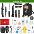 Load image into Gallery viewer, 47pc Survival Kit, SOS Emergency Tactical - BagNook