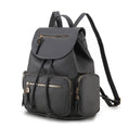 Load image into Gallery viewer, (charcoal)Ivanna Backpack by Mia K - BagNook
