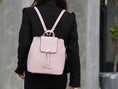Load image into Gallery viewer, (pink)Ingrid Vegan Leather Convertible Daypack by Mia k - BagNook