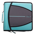 Load image into Gallery viewer, (spearmint)The Mighty Zip Tab-3 Inch Zipper Binder w/Removeable Folder - BagNook