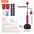 Load image into Gallery viewer, VEVOR Punching Bag with Stand - Height Adjustable, Red - BagNook