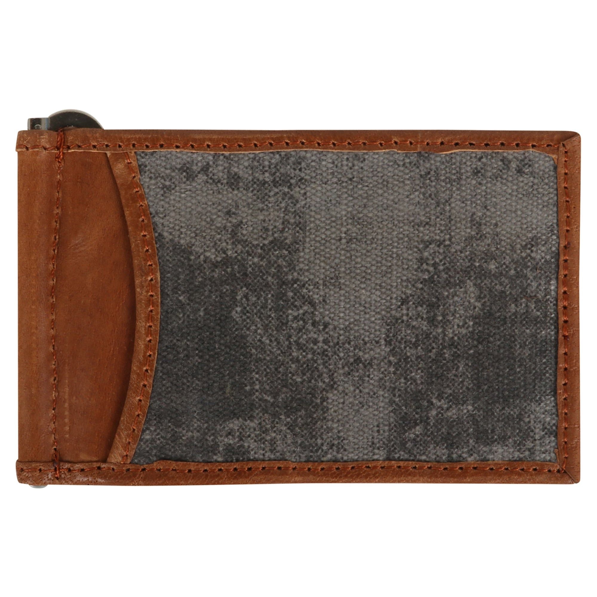Grey Money Clip - Upcycled - BagNook