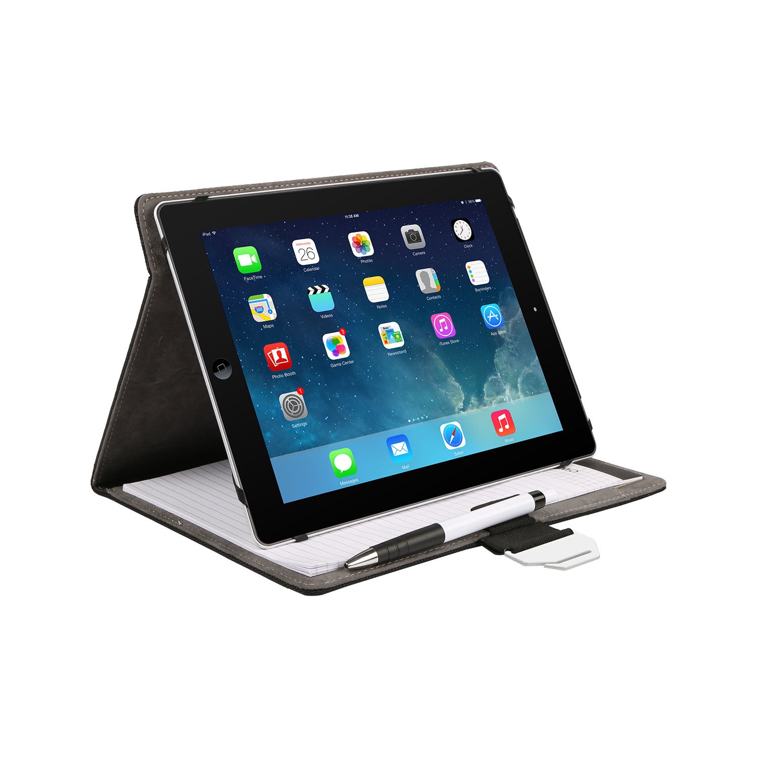 Padfolio Tablet Organizer Case w/Memo Pad - 8" x 10" - BagNook