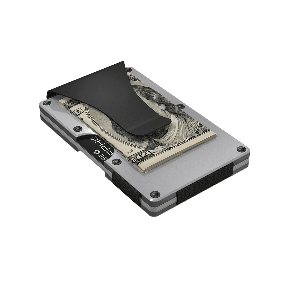 SILVER Aluminum Money Clip - BagNook