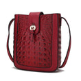Load image into Gallery viewer, (wine)Molly Crossbody Phone Bag w/Snap Closure by Mia K - BagNook
