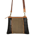 Load image into Gallery viewer, Noa Angled Crossbody Bag - Herringbone - Upcycled - BagNook