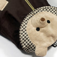 Load image into Gallery viewer, Lazy Bear 100% Cotton Fabric Art School Backpack - BagNook