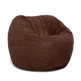 Load image into Gallery viewer, Jaxx Saxx 3 ft Round Bean Bag - Chocolate - BagNook