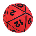 Load image into Gallery viewer, DUNGEONS & DRAG - RED D20 DICE Cloud Pillow - BagNook