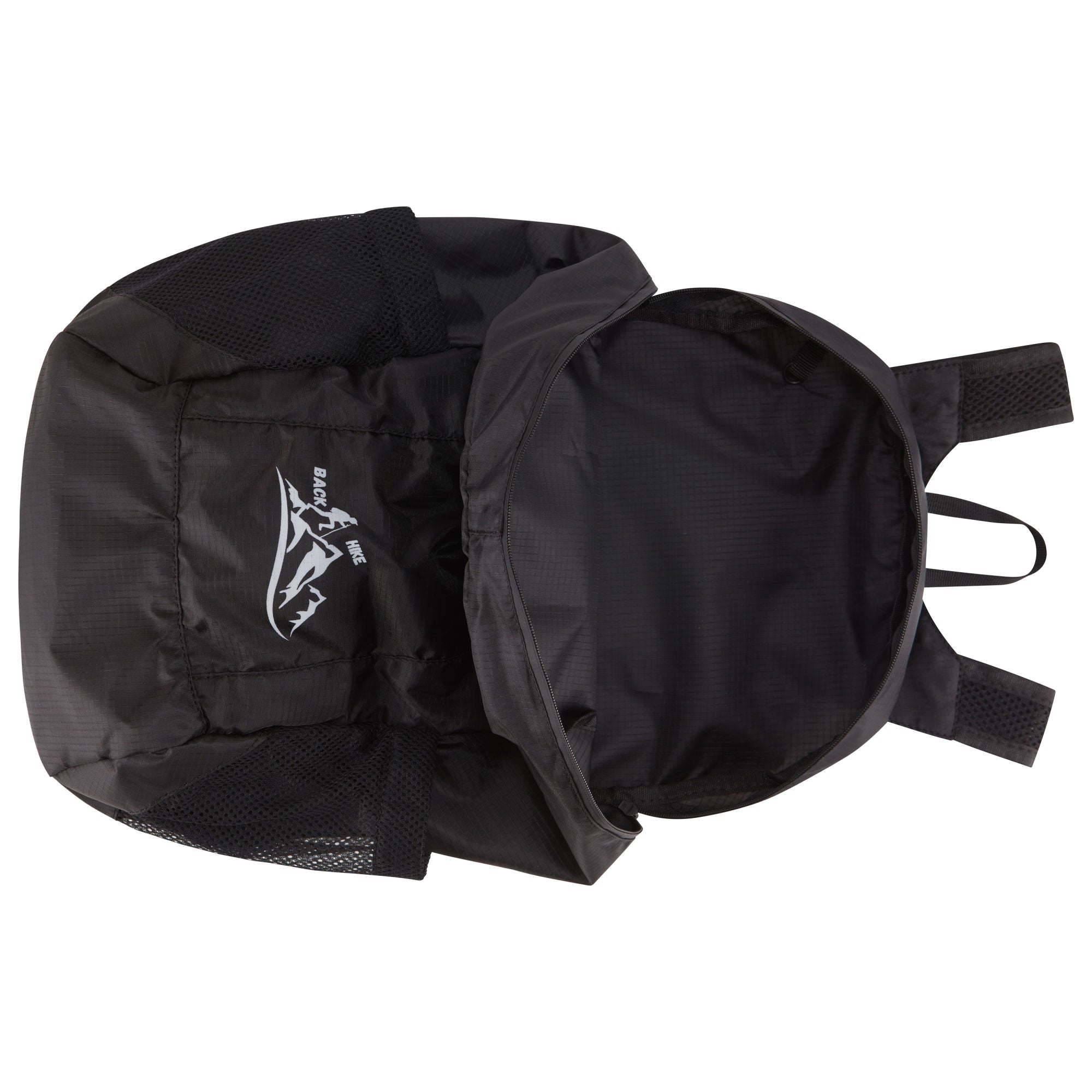 (black)HIKE Back - Folding & Compact Backpack - BagNook