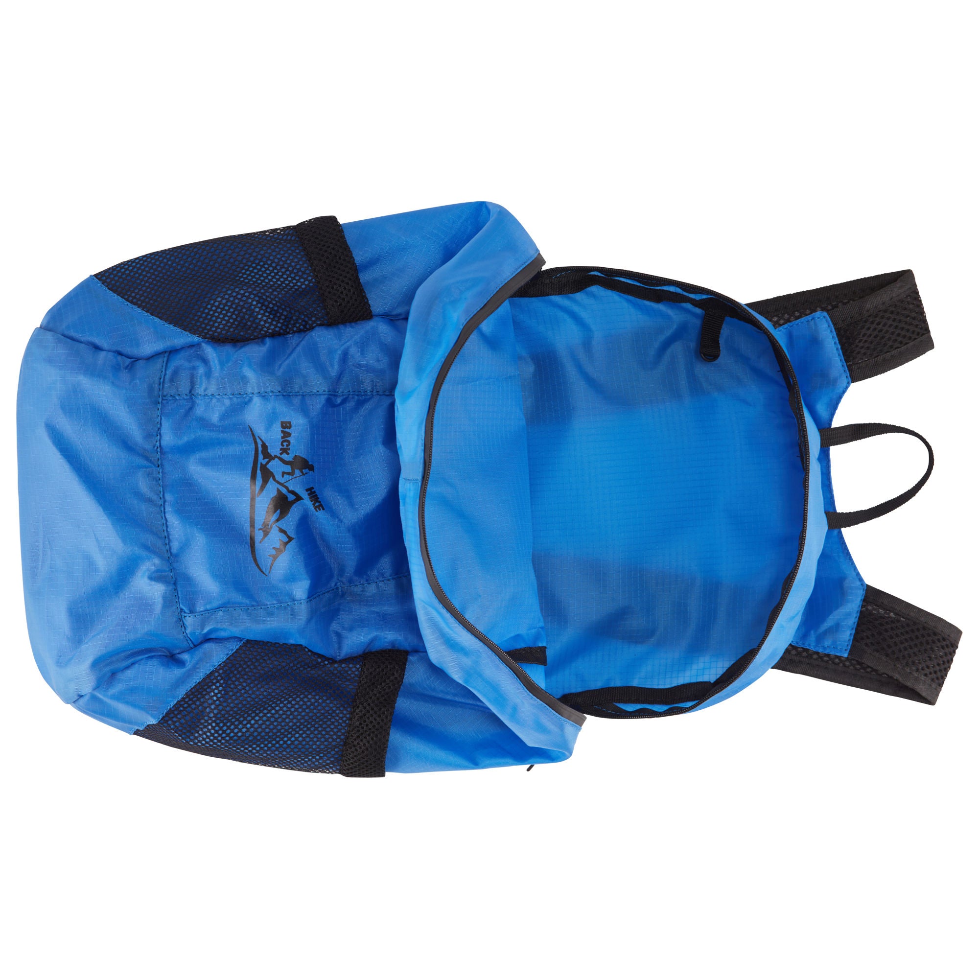 (blue)HIKE Back - Folding & Compact Backpack - BagNook