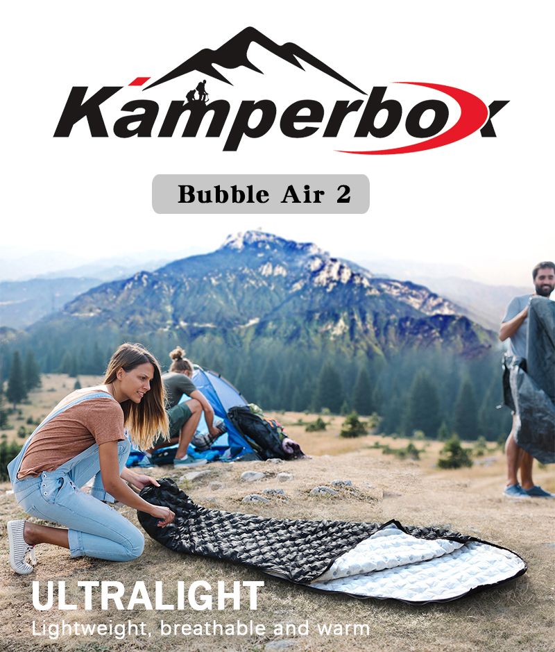 Kamperbox 3 Season Down Sleeping Bag Ultralight & Compact - BagNook