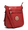 Load image into Gallery viewer, (red)Salome Multi Compartment Crossbody by Mia K - BagNook