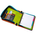 Load image into Gallery viewer, The Sidekick Monster - 2 Inch Zipper Binder - Aqua - BagNook