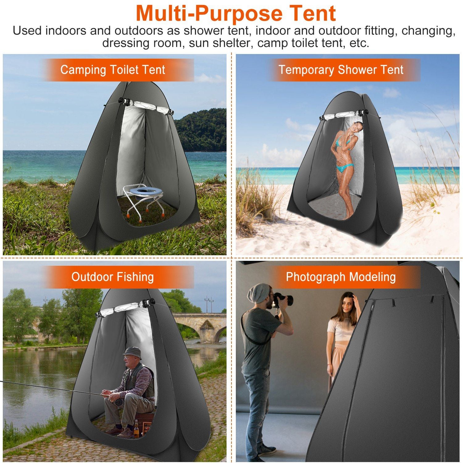 Popup Foldable Privacy Tent - BagNook