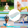Load image into Gallery viewer, VEVOR Gymnastics Inflatable Air Mat, 4" Thick, 13ft Mint Green - BagNook