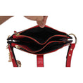 Load image into Gallery viewer, (red)Kiltienne Crossbody Handbag Vegan Leather by Mia K - BagNook