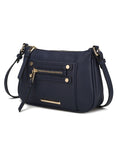 Load image into Gallery viewer, (navy)Essie Crossbody Vegan Leather by Mia k - BagNook