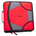 Load image into Gallery viewer, (fire engine red)The King-Sized Zip Tab -4 Inch Binder w/Removeable file folder - BagNook