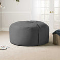 Load image into Gallery viewer, Jaxx Saxx 5 Ft Large Bean Bag, Charcoal - BagNook