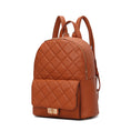 Load image into Gallery viewer, (brown)Dimitria Quilted Daypack by Mia K - BagNook