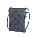 Load image into Gallery viewer, (dk blue)Leysha Vegan Leather Crossbody Handbag by Mia K - BagNook