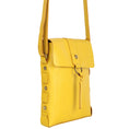 Load image into Gallery viewer, Jane Long Crossbody w/Top Flap & Tassel - Canary Yellow - BagNook