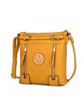 Load image into Gallery viewer, (yellow)Lilian Vegan Leather Crossbody by Mia k - BagNook