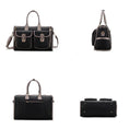 Load image into Gallery viewer, (pewter)Genevieve Duffel Color Block by Mia k - BagNook