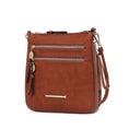 Load image into Gallery viewer, (cognac brown)Angelina Crossbody Handbag Purse by Mia K. - BagNook