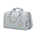 Load image into Gallery viewer, (light blue)Lexie Vegan Leather Women Duffle by Mia K - BagNook