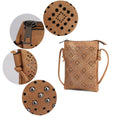 Load image into Gallery viewer, (beige)Leysha Vegan Leather Crossbody Handbag by Mia K - BagNook